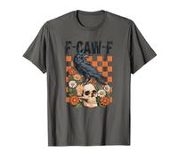 Halloween F CAW F Crow Raven Fun Design Maglietta