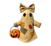 Halloween Fabric Ghost Light - Spooky LED Light Up Figurine | LED Ghost Tab
