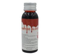 Halloween Fake Blood, 100 ml Washable Liquid, Realistic Splatter Effect for Makeup, Vampiro, Zombie, and Costume Horror Looks, Perfect for Costume Parties and Spooky Displays