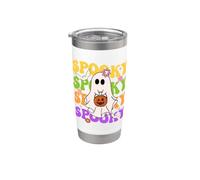Halloween Fantasma Costume Spooky Groovy Halloween camicia bambini Bicchiere termico in acciaio inox doppia parete