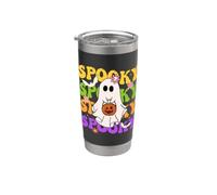 Halloween Fantasma Costume Spooky Groovy Halloween camicia bambini Bicchiere termico in acciaio inox doppia parete