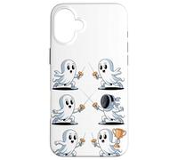 Halloween Fantasma Scherma Spada Schermidore Recinzioni Custodia per iPhone 16 Plus