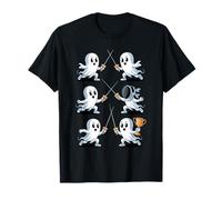 Halloween Fantasma Scherma Spada Schermidore Recinzioni Maglietta
