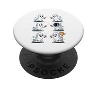 Halloween Fantasma Scherma Spada Schermidore Recinzioni PopSockets PopGrip Adesivo