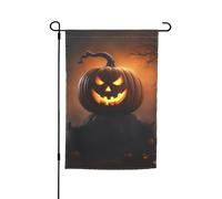 Halloween Fantasma Zucca 1 Stampa 30,5 x 18 pollici Floreale Giardino Bandiera Tutte Le Stagioni Outdoor Yard Decor Spessa Per Prati Bandiera