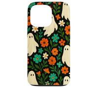 Halloween Fantasmi Floreale Autunno Vibes Carino Girly Autunno Fiori Custodia per iPhone 13 Pro