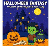 Halloween Fantasy Coloring Book for Adults and Teens: Magical and Spooky Halloween Designs Featuring Witches, Haunted Castles, Creatures, and More for Relaxation and Imagination