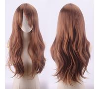 Halloween Fashion Christmas Party Dress Up Wig Cos Anime Wig Universal Multicolor 70Cm Long Curly Hair Micro Curly Hair Cosplay Color:Jf70-15