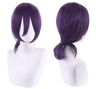 Halloween Fashion Christmas Party Dress Up Wig Cosplay Fake Power Saw Man Chain Saw Man Lace Brown Purple