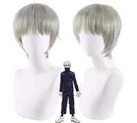Halloween Fashion Christmas Party Dress Up Wig Cosplay Wig Curse Back To War Dog Curling Thorns Breaking Dawn 呪戦 Short Hair