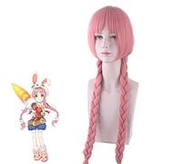 Halloween Fashion Christmas Party Dress Up Wig Cosplay Wig Princess Link Re:Dive Meimei Cute Rabbit Double Twist Braids