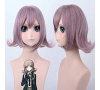 Halloween Fashion Christmas Party Dress Up Wig Taro Color Bullet Rondo 2 Nanami Chiaki Cosplay Wig Anime Wig