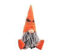 Halloween fatto a mano Tomte gnomi svedesi seduti nisse scandinavi ornamenti decorazioni da tavola regali