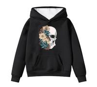 Halloween Felpa Bambini Ragazzi-Bambine Ragazze Divertente Ragazzi Maglione Maglia Spessa Girocollo Manica Pullover Bimba Cotone Top Invernali Sweatshirt Felpe per Bambina 3-13 Anni
