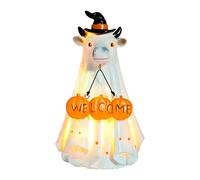 Halloween Figurines, Halloween Decorations Outdoor For Table, Light Up Ghost Animal Outdoor Decorations, Home Seasonal Decor, Mantel Yard Haunted House Party Window Walkway Camping
