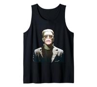 Halloween Frankenstein Mostro Che soffia Bubblegum Divertente Cicatrice Canotta