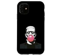 Halloween Frankenstein Mostro che soffia Bubblegum Divertente cicatrice Custodia per iPhone 11