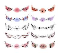 Halloween Freckles - 10 Piece Glowing Temporary Waterproof Stickers
