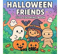 Halloween Friends: Cute Coloring Book