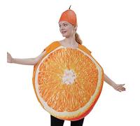 Halloween Fruits Costume, Sliced Fruit Cosplay Suit, Dress-Up Outfit 69.29 inches, Comfortable Party Wear, Family Gathering, Stage Performance, Christmas Activities, Holiday Fun