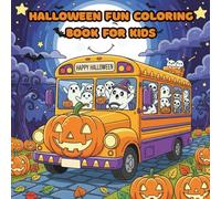 Halloween Fun Coloring Book for Kids: Simple and Spooky Designs to Color