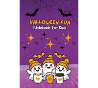 Halloween Fun Notebook for kids: Spooky Cute Journal with Lined Pages, Bonus Activities for Children Ages 5-8