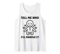 Halloween Funny Quote Tell Me Who Voodoo Doll Canotta
