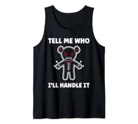 Halloween Funny Quote Tell Me Who Voodoo Doll Canotta