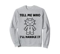 Halloween Funny Quote Tell Me Who Voodoo Doll Felpa