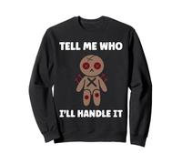 Halloween Funny Quote Tell Me Who Voodoo Doll Felpa