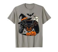 Halloween Gamer Controller Ghost Pumpkin Maglietta