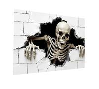 Halloween Garage Door Cover - 94.48x82.67 Inch Large Polyester Horror