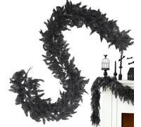 Halloween Garland for Mantel - Realistic Hangable Seasonal Scene Prop Use