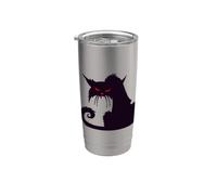 HALLOWEEN GATTI STREGHE COSTUME GATTO DONNA UOMO BAMBINO Bicchiere termico in acciaio inox doppia parete