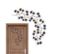 Halloween - Ghirlanda a LED con 54 salice Luminoso per Halloween, Decorazione di Illuminazione Impermeabile, Ramo da Parete per Balcone, Giardino, Camera da Letto, terrazza Finestra