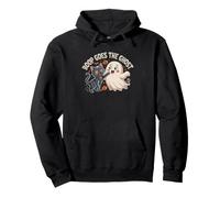 Halloween Ghost Boop Cat Nose Funny Mom Spooky Felpa con Cappuccio