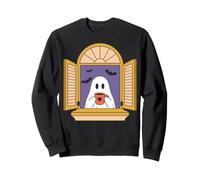 Halloween Ghost Coffee Lover Spooky Season Bat Cute Felpa