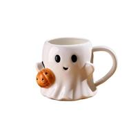 Halloween Ghost Coffee Mug, tazza in ceramica Ghostface 2025, simpatiche tazze a forma di fantasma, regalo di Halloween per i vostri cari