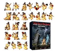 Halloween Ghost Countdown Calendar - Spooky 2D Acrylic Fabric Ghosts Toy