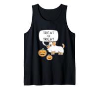 Halloween Ghost Cute Dog And Pumpkins, Trick-or-Treat, Boo! Canotta