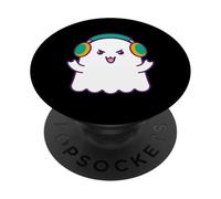 Halloween Ghost Dance Music DJ Just Here per il Boo-gie PopSockets PopGrip Adesivo