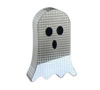 Halloween Ghost Decor - Disco Ghost Decor | Disc0o Ghostt Decors, Mirror Discoo Table Decoration Glitter Spooky Ghostt Sign,Spooky Holiday Decoration for Shelf Bedroom Living Room Bookshelf