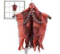 Halloween Ghost Decor - Ornamento Appeso a Catena, Display Esterno Spaventoso | Decorazione Scena Il Cortile Infestato E Spaventoso, Accessorio Festa Galleggiante Con Effetto Per La