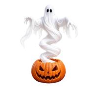 Halloween Ghost Decoration - 130cm Light Up Pumpkin Yard Display