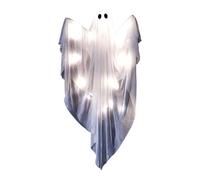 Halloween Ghost - Fabric PP 120 x 60 x 16 cm | Halloween Ghost Decorations | Garden Ghozt with String Light, LED Ghocintt Glowing Statua Cute Scary with Sounds for Indoor Outdoor Home
