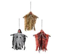 Halloween Ghost Hanging Decorations - LED Light Flashing Ghost Ornament | Hanging Halloween Skeleton Indoor Outdoor Ghośt Statue Horror DIY Ghosts Decorations