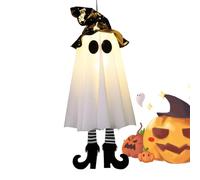 Halloween Ghost Light | Halloween Light up Hangable Ghost - Lampada illuminata a LED per esterni per patio, cortile, cortile, giardino, portici