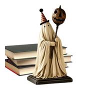 Halloween Ghost Light | Vintage Cute Resin Decoration | LED Spooky Tabletop