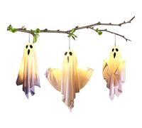 Halloween Ghost Lights, Light-Up Spooky Decor Kit with Glowing Figures, Ambient Holiday Illumination for Indoor and Outdoor Use, Home, Party, Lawn, Porch, Living Room, Bedroom