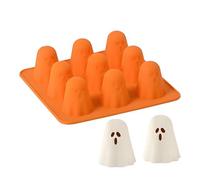 Halloween Ghost Mold - 3D Chocolate Mold Silicone | Easy Demoulding M0ld Flexible Gh0st Shape | Perfect For Haloween Wedding Birthday Party Cooking Class Food Bloggers Event Caterers Home Bakers